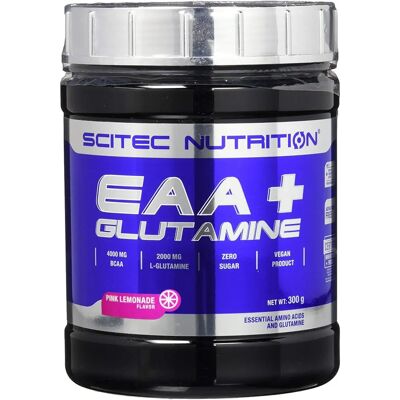 Scitec Nutrition EAA+ Glutamin 300 g - rosa lemonad Scitec Nutrition EAA+ Glutamin 300 g - rosa lemonad