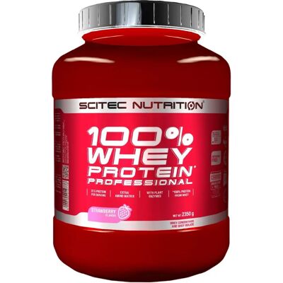 Scitec Nutrition 100% Whey Protein Professional Redesign 2350g - Strawberry Scitec Nutrition 100% Whey Protein Professional Redesign 2350g - Strawberry