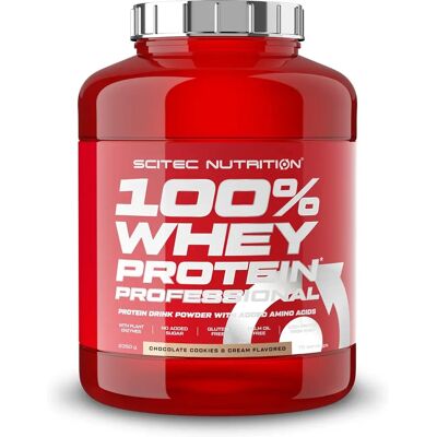 Scitec Nutrition 100% Whey Protein Professional Redesign 2350g - Chocolate Cookies Scitec Nutrition 100% Whey Protein Professional Redesign 2350g - Chocolate Cookies