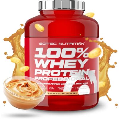 Scitec Nutrition 100% Whey Protein Professional Redesign 2350g - Peanut Butter Scitec Nutrition 100% Whey Protein Professional Redesign 2350g - Peanut Butter