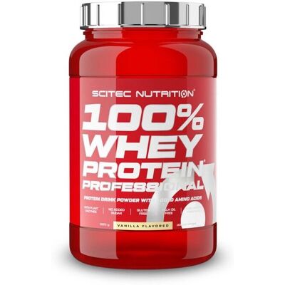 Scitec Nutrition 100% Proteina di Siero di Latte Professionale 920g Vaniglia - Polvere di proteine del siero Scitec Nutrition 100% Proteina di Siero di Latte Professionale 920g Vaniglia - Polvere di proteine del siero