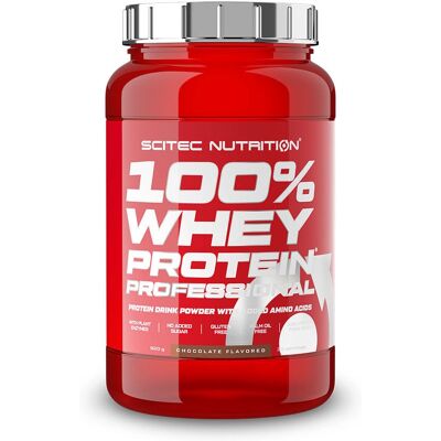 Scitec 100% Whey Professional - Mistura de proteína de soro de alta qualidade com enzimas digestivas Scitec 100% Whey Professional - Mistura de proteína de soro de alta qualidade com enzimas digestivas