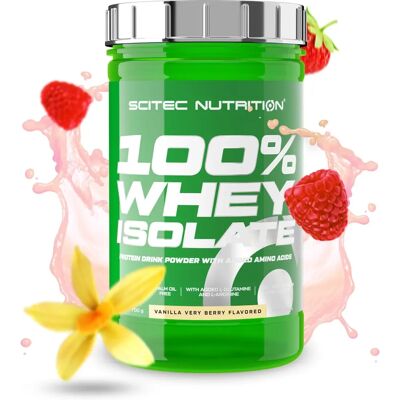 SciTec 100% Whey Isolate, Vanilla Very Berry - 700g SciTec 100% Whey Isolate, Vanilla Very Berry - 700g