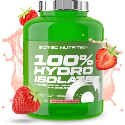 SciTec 100% Hydro Isolate - Morango - Pó de proteína SciTec 100% Hydro Isolate - Morango - Pó de proteína