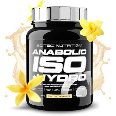 Scitec Vaniglia Anabolic Iso+Hydro 920g - Proteine del Siero Scitec Vaniglia Anabolic Iso+Hydro 920g - Proteine del Siero