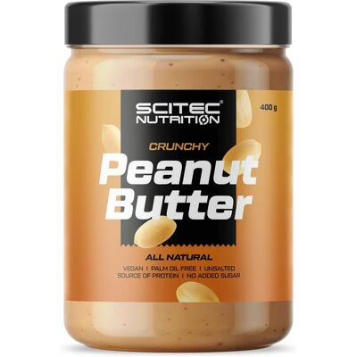 Burro di arachidi Scitec Nutrition - Croccante 400g - Crema di noci proteica Burro di arachidi Scitec Nutrition - Croccante 400g - Crema di noci proteica