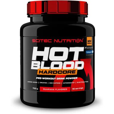 Scitec Nutrition Hot Blood Hardcore Guaranà - Pre-Workout Scitec Nutrition Hot Blood Hardcore Guaranà - Pre-Workout