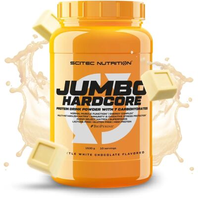 Scitec Nutrition Jumbo Hardcore - Chocolate Blanco 1530g Scitec Nutrition Jumbo Hardcore - Chocolate Blanco 1530g