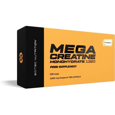 Scitec Nutrition Mega Creatine Monohydrate 1320 - Sports Supplement Scitec Nutrition Mega Creatine Monohydrate 1320 - Sports Supplement