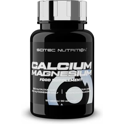 Scitec Nutrition Kalcium-Magnesium - 90 tabletter - Stödjer ben och muskler Scitec Nutrition Kalcium-Magnesium - 90 tabletter - Stödjer ben och muskler