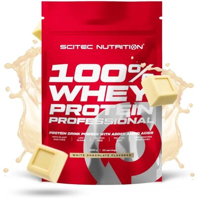Scitec Nutrition 100% Whey Protein Professional - 1000g - Mehrere Geschmacksrichtungen Scitec Nutrition 100% Whey Protein Professional - 1000g - Mehrere Geschmacksrichtungen