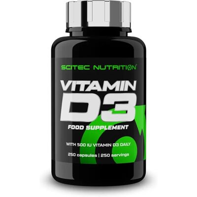 Scitec Nutrition D3-vitamin 250 kapslar - Kosttillskott Scitec Nutrition D3-vitamin 250 kapslar - Kosttillskott