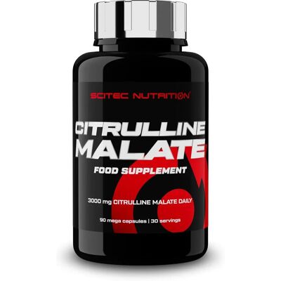 SciTec Citrulline Malate 3000mg - 90 Gélules - Publicité SciTec Citrulline Malate 3000mg - 90 Gélules - Publicité