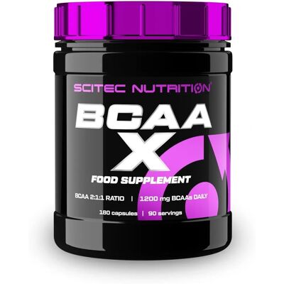 Scitec Nutrition BCAA-X 180 cápsulas - Apoyo muscular Scitec Nutrition BCAA-X 180 cápsulas - Apoyo muscular