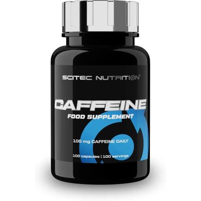 Scitec Nutrition Cafeína 100mg - 100 cápsulas - Suplemento alimentar Scitec Nutrition Cafeína 100mg - 100 cápsulas - Suplemento alimentar