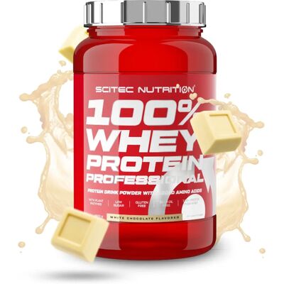 SciTec 100% Whey Protein Professional - White Chocolate - 920g SciTec 100% Whey Protein Professional - White Chocolate - 920g