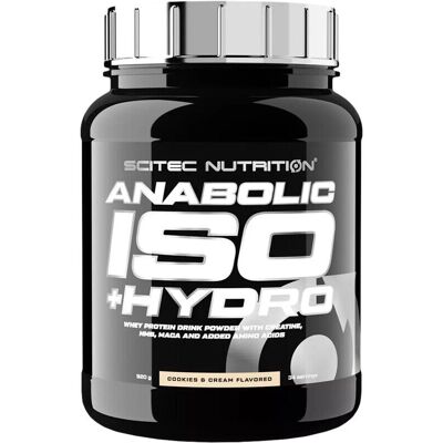SciTec Anabolic Iso + Hydro - Cookies & Cream - 920g SciTec Anabolic Iso + Hydro - Cookies & Cream - 920g