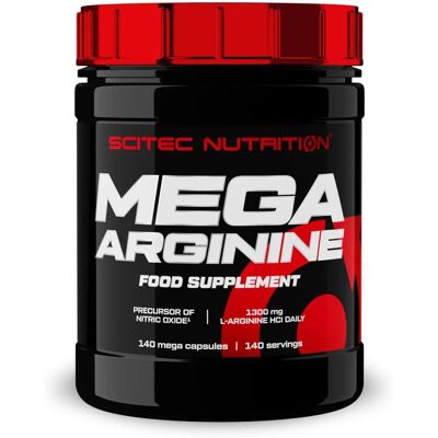 Scitec Nutrition Mega Arginine - 140 capsule - Integratore alimentare Scitec Nutrition Mega Arginine - 140 capsule - Integratore alimentare