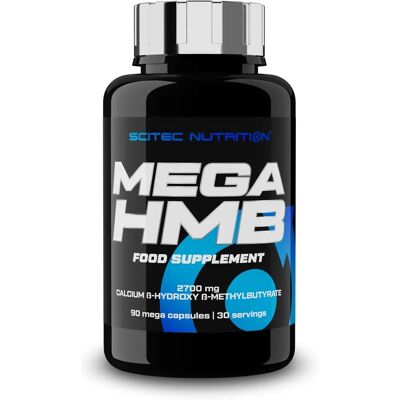 Scitec Nutrition Mega HMB - 90 cápsulas - Apoia o crescimento muscular Scitec Nutrition Mega HMB - 90 cápsulas - Apoia o crescimento muscular