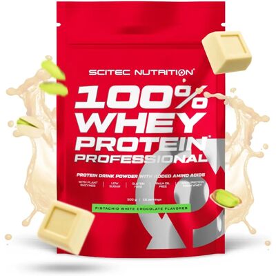 SciTec 100% Syrovátkový Protein Professional - Pistácie a Bílá Čokoláda - 500g SciTec 100% Syrovátkový Protein Professional - Pistácie a Bílá Čokoláda - 500g