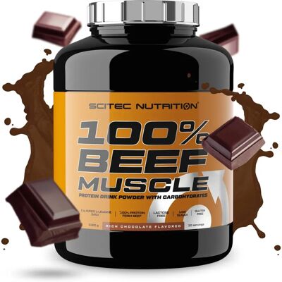 SciTec 100% Nötköttsmuskel - Rik Chokladsmak - Proteinpulver SciTec 100% Nötköttsmuskel - Rik Chokladsmak - Proteinpulver