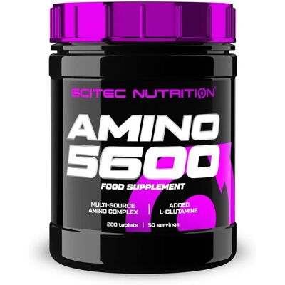 SciTec Amino 5600 - Muscle Recovery & Growth - 200 Tablets SciTec Amino 5600 - Muscle Recovery & Growth - 200 Tablets