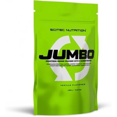 Scitec Jumbo Vanille - Gain de poids - 1320g - Publicité Scitec Jumbo Vanille - Gain de poids - 1320g - Publicité