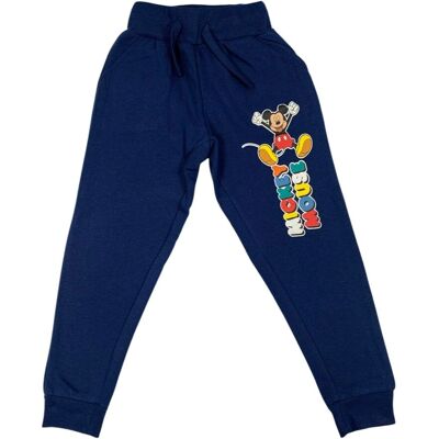 Dětské tepláky Mickey Mouse v tmavě modré barvě - Kalhoty Dětské tepláky Mickey Mouse v tmavě modré barvě - Kalhoty
