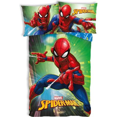 Marvel Spiderman Kinderbettwäsche - Baumwolle - 100 x 135 cm Marvel Spiderman Kinderbettwäsche - Baumwolle - 100 x 135 cm