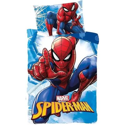 Marvel Spiderman Kleinkinder Bettbezug - Babygröße - Blau Marvel Spiderman Kleinkinder Bettbezug - Babygröße - Blau