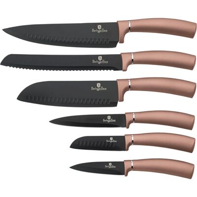 Set di coltelli da cucina Berlinger Haus BH-2543 - Oro Rosa Set di coltelli da cucina Berlinger Haus BH-2543 - Oro Rosa