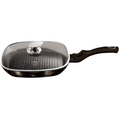 Berlinger Haus Grillpfanne aus Granit, 28cm, Schwarz - Shiny Black Collection Berlinger Haus Grillpfanne aus Granit, 28cm, Schwarz - Shiny Black Collection