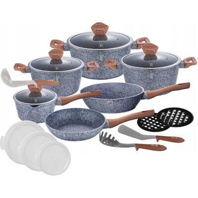 Juego de Ollas Berlinger Haus Forest Line - 18 Piezas Juego de Ollas Berlinger Haus Forest Line - 18 Piezas
