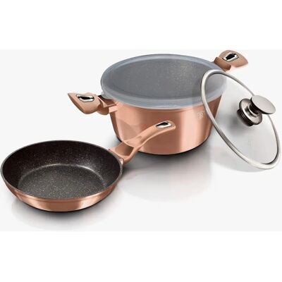 Set de Gospodărie Rose-gold Berlinger Haus - Antiaderent, Durabil, Eficient energetic Set de Gospodărie Rose-gold Berlinger Haus - Antiaderent, Durabil, Eficient energetic