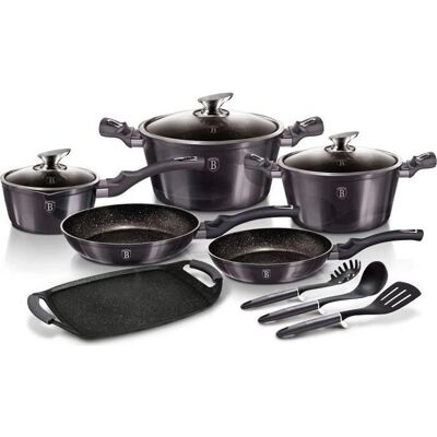 Berlinger Haus Metallic Shine Kochgeschirr-Set mit Grill - Kochgeschirr-Set Berlinger Haus Metallic Shine Kochgeschirr-Set mit Grill - Kochgeschirr-Set