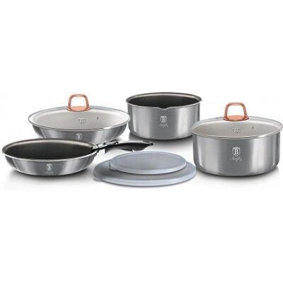 Set de oale Berlinger Haus BH/7040 - Ediția Moonlight - 9 piese Set de oale Berlinger Haus BH/7040 - Ediția Moonlight - 9 piese