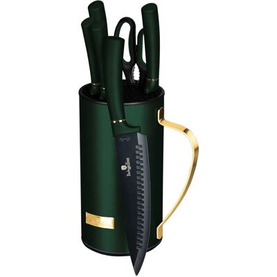 Berlingerhaus Emerald Messerset - Antihaft, 7 Teile Berlingerhaus Emerald Messerset - Antihaft, 7 Teile