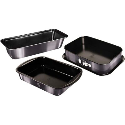Berlinger Haus Backformen-Set Metallic Line Carbon Pro Berlinger Haus Backformen-Set Metallic Line Carbon Pro