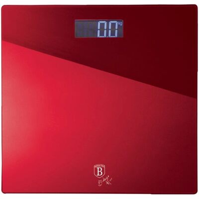 Cântar din sticlă rezistentă la impact din colecția Burgundy a Berlinger Haus 150kg Cântar din sticlă rezistentă la impact din colecția Burgundy a Berlinger Haus 150kg
