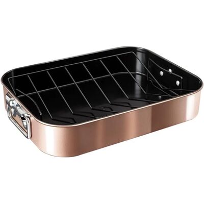 Sada na pečení Rose Gold - Nepřilnavé, Odnímatelná Mřížka - 41,5x32x7,7cm Sada na pečení Rose Gold - Nepřilnavé, Odnímatelná Mřížka - 41,5x32x7,7cm