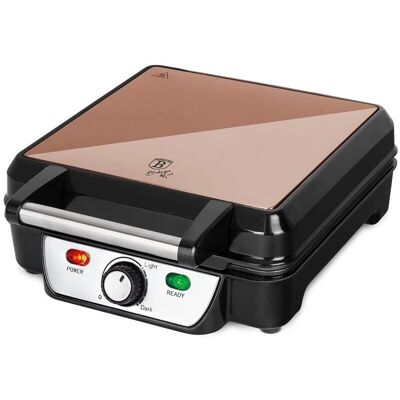 Berlinger Haus Rose Gold 4-Scheiben Waffeleisen - Elektrischer Küchenhelfer Berlinger Haus Rose Gold 4-Scheiben Waffeleisen - Elektrischer Küchenhelfer