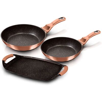 Juego de 2 Sartenes Berlinger Haus Rose Gold - Compatible con Inducción Juego de 2 Sartenes Berlinger Haus Rose Gold - Compatible con Inducción