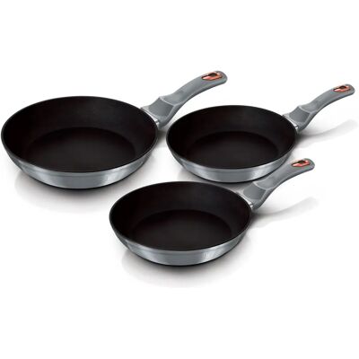 Set de 3 sartenes Berlinger Haus Moonlight - Cocina de inducción Set de 3 sartenes Berlinger Haus Moonlight - Cocina de inducción