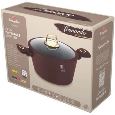 BerlingerHaus - Leonardo Bordeaux - Bordeaux - Soft-touch - Saucepan BerlingerHaus - Leonardo Bordeaux - Bordeaux - Soft-touch - Saucepan