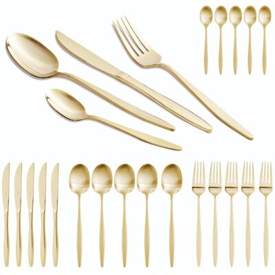 Berlinger Haus BH 3061 - Zlato - 24-dílná sada - Cutlery Set Berlinger Haus BH 3061 - Zlato - 24-dílná sada - Cutlery Set