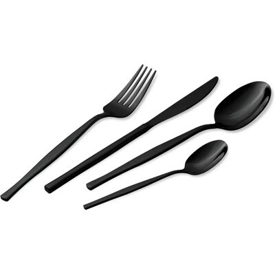 Berlinger Haus 24-teiliges Besteck-Set - Schwarz - Besteck Berlinger Haus 24-teiliges Besteck-Set - Schwarz - Besteck