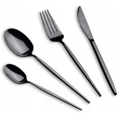 Berlinger Haus Modell BH-3069 Schwarzes Besteckset - Besteckset Berlinger Haus Modell BH-3069 Schwarzes Besteckset - Besteckset