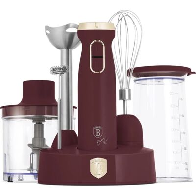 BERLINGER HAUS Blender Set - 800W, 6 delar, Matt Bordeaux BERLINGER HAUS Blender Set - 800W, 6 delar, Matt Bordeaux