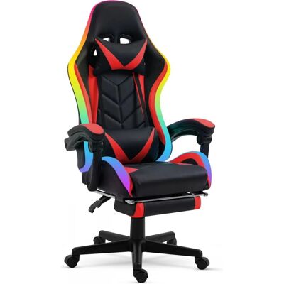 Bemada Gaming-Stuhl - RGB LED, Verstellbar, Ergonomisch Bemada Gaming-Stuhl - RGB LED, Verstellbar, Ergonomisch