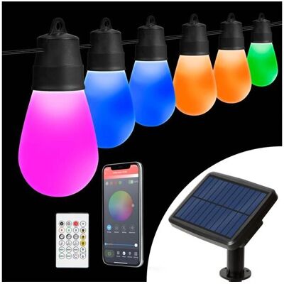 Garden of Eden napelemes Bluetooth LED füzér - Fényfüzérek és -szalagok Garden of Eden napelemes Bluetooth LED füzér - Fényfüzérek és -szalagok